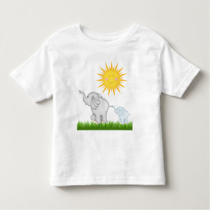 bébé Eléphants se promenant unisex t-shirt enfant