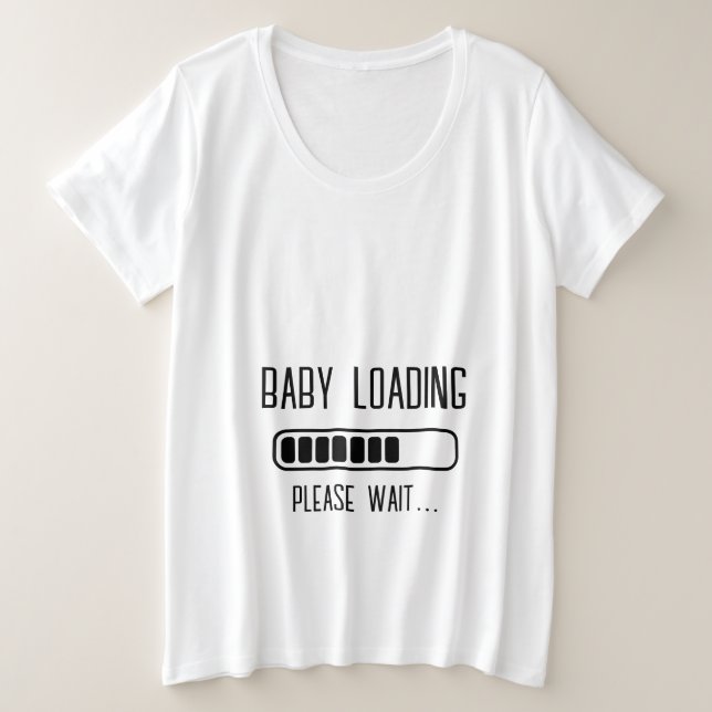 Bébé en chargement, veuillez patienter Maternité (Design devant)