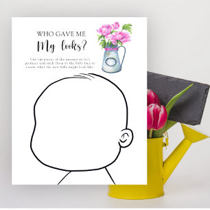 Bébé en fleur - Qui m'a donné mon jeu de look