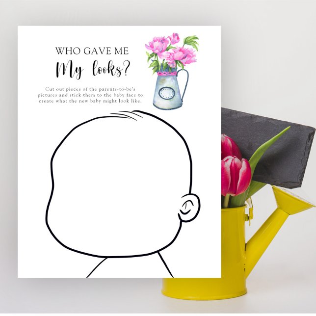 Bébé en fleur - Qui m'a donné mon jeu de look (Créateur téléchargé)