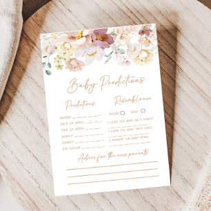 Bébé en fleurs Florals Baby Predictions Jeu