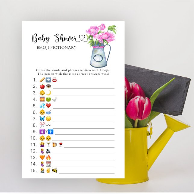 bébé en fleurs - jeu de pictionary emoji bébé (Créateur téléchargé)