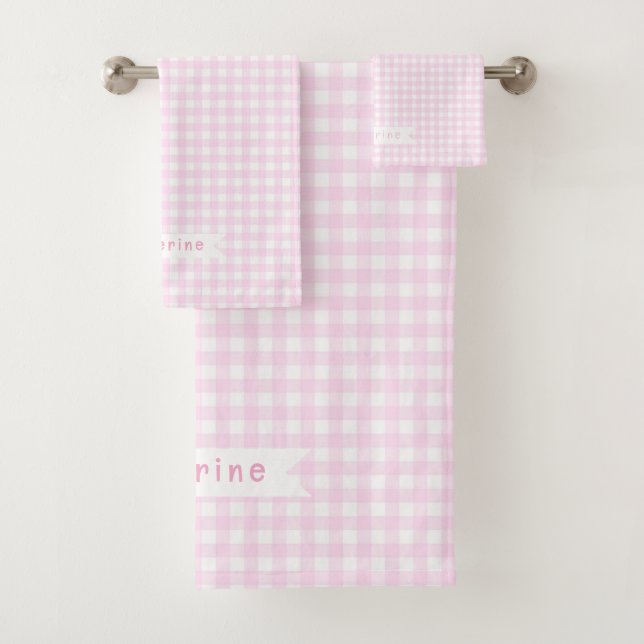 Bébé En vichy Pastel Rose (En situation)