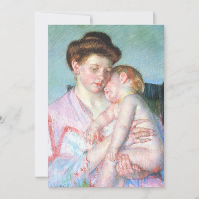 Bébé endormi | Mary Cassatt (Devant)