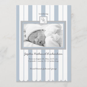Bébé Faire-part : Bleu