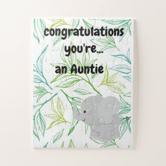 Bébé Faire-part Puzzle cadeau!