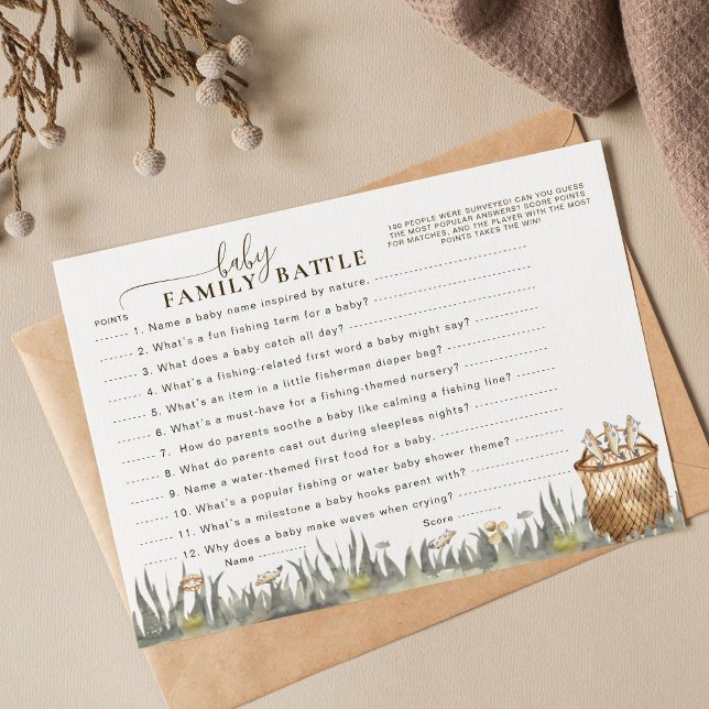 Bébé Famille Bataille bobine Amusant Pêche Douche  (Créateur téléchargé)