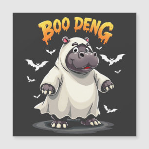 Bébé fantôme pygmée hippopotame Boo Deng Halloween