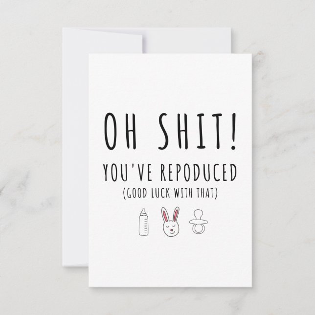 Bébé Félicitations Carte de naissance (Devant)