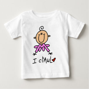 Bébé Fille Je Rampe Tshirts et Cadeaux