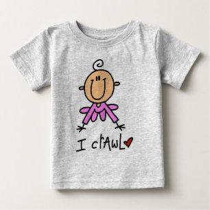 Bébé Fille Je Rampe Tshirts et Cadeaux