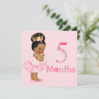 Bébé Fille Marqueurs mensuels Jalons Fille