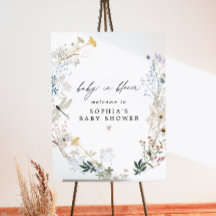 Bébé Fleur sauvage Boho Delicate dans le Baby show