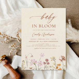 Bébé Fleur sauvage budget dans le Baby shower en f