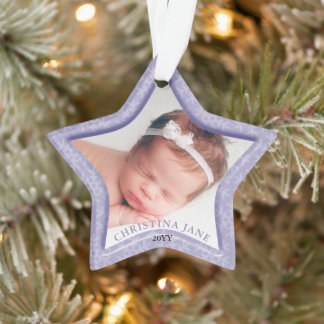 Bébé flocon de lilas pour son premier Noël, Photo