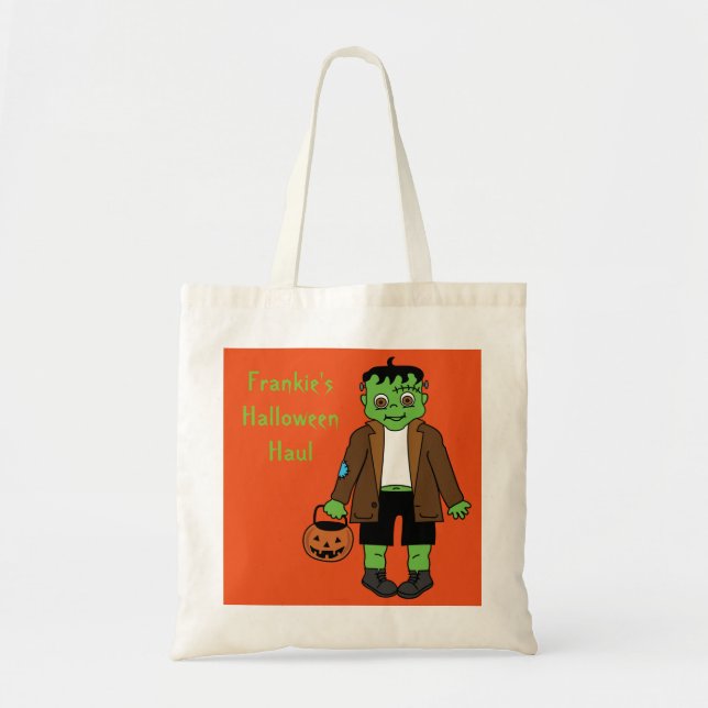 Bébé Frankenstein sac à bonbons (Devant)