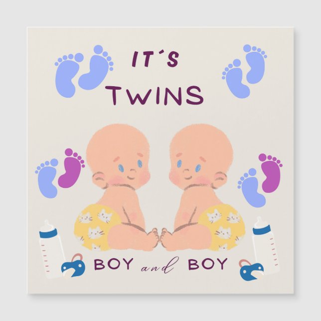 Bébé frères jumeaux (Devant)