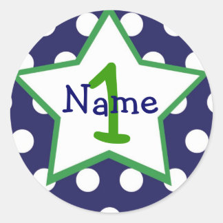 Bébé Garçon 1er Anniversaire Sticker