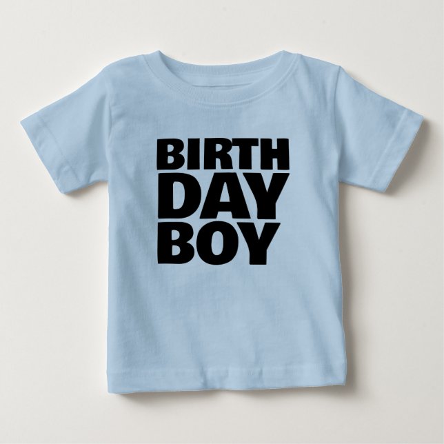 BÉBÉ GARÇON D'ANNIVERSAIRE T-SHIRT POUR ENFANTS (Devant)