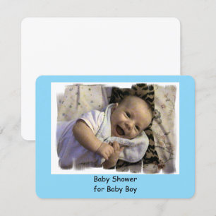 Bébé garçon douche Invitations