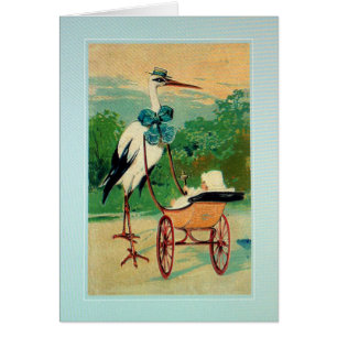 Bébé garçon naissance cigogne félicitations faire-