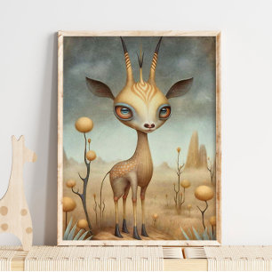 Bébé gazelle animal africain   Affiche murale de g