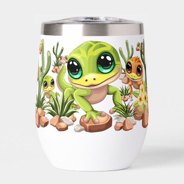 Bébé Geckos jote personnages de dessin (Avant)