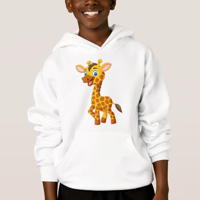 Bébé girafe mignon souriant dessin animé-35280 (Devant)