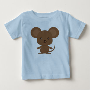 Bébé Grand T-Shirt Brown pour souris
