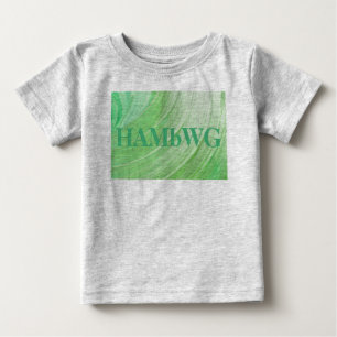 Bébé HAMbWG - T-shirt pour enfants - Lime Swirl w Logo