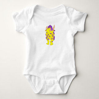 Bébé Haut Monstre Flou Tacheté
