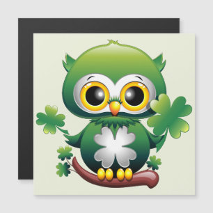 Bébé Hibou Mignon St Patrick Dessin Animé