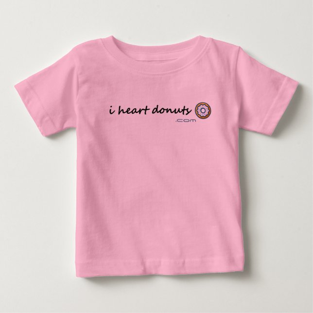 Bébé iheartdonuts.com T-shirt pour filles pour bébés (Devant)