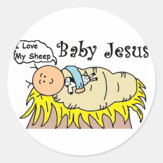 Bébé Jésus En Manger Sticker