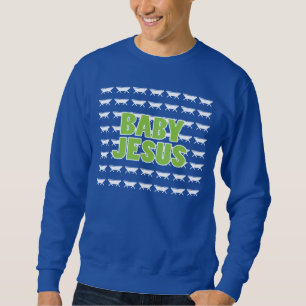 Bébé Jésus Sweatshirt laid