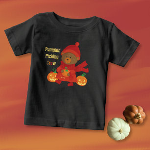 Bébé Joli Ours Brun avec T-Shirt pour Tout-Petit Citrou