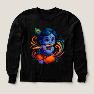 Bébé Krishna avec Flûte - Vibes de paix | 3D dynam