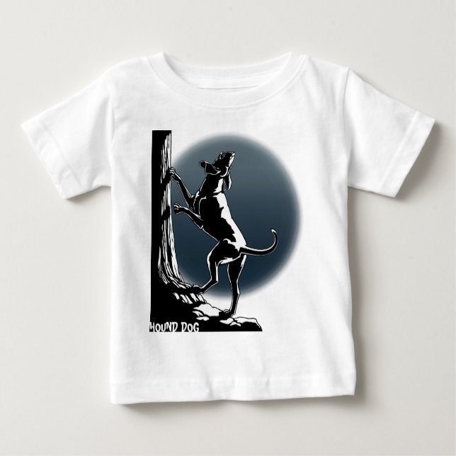 Bébé Le T-shirt de la chemise de Chien sur mesure pour  (Devant)