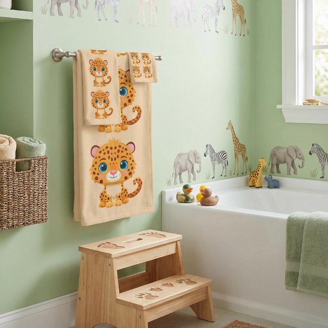 Bébé Léopard Mignon Animaux de Safari Enfants (Créateur téléchargé)
