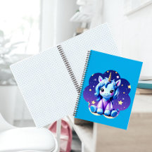 Bébé licorne dans le Carnet Spiral de PJ