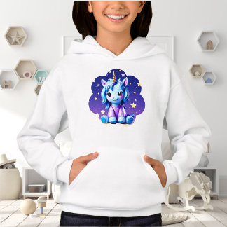 Bébé licorne dans le Sweat - shirt à capuche de PJ