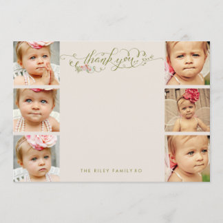 Bébé Merci 6 Photo Cadres Plat Cartes