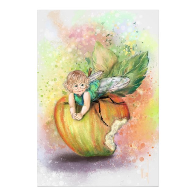 Bébé mignon Bee Drôle Poster Art (Devant)