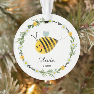 Bébé mignon Bee First Christmas