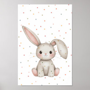 Bébé mignon Bois Bébé Animaux Nourriture Affiches