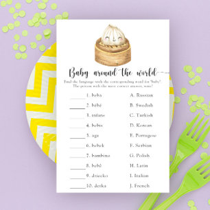 Bébé mignon dans le monde jeu