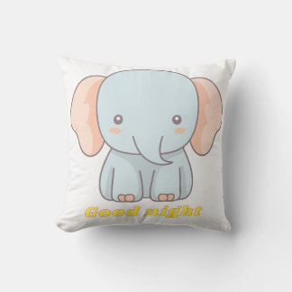 Bébé mignon éléphant coussins
