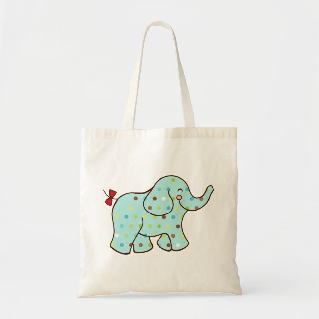 Bébé mignon Eléphant Sac fourre-tout cadeau (Devant)