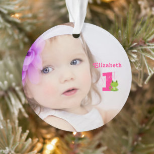 Bébé mignon fille photo 1ère année
