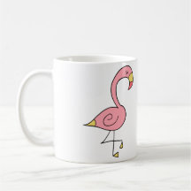 Bébé mignon Flamant rose café Mug
